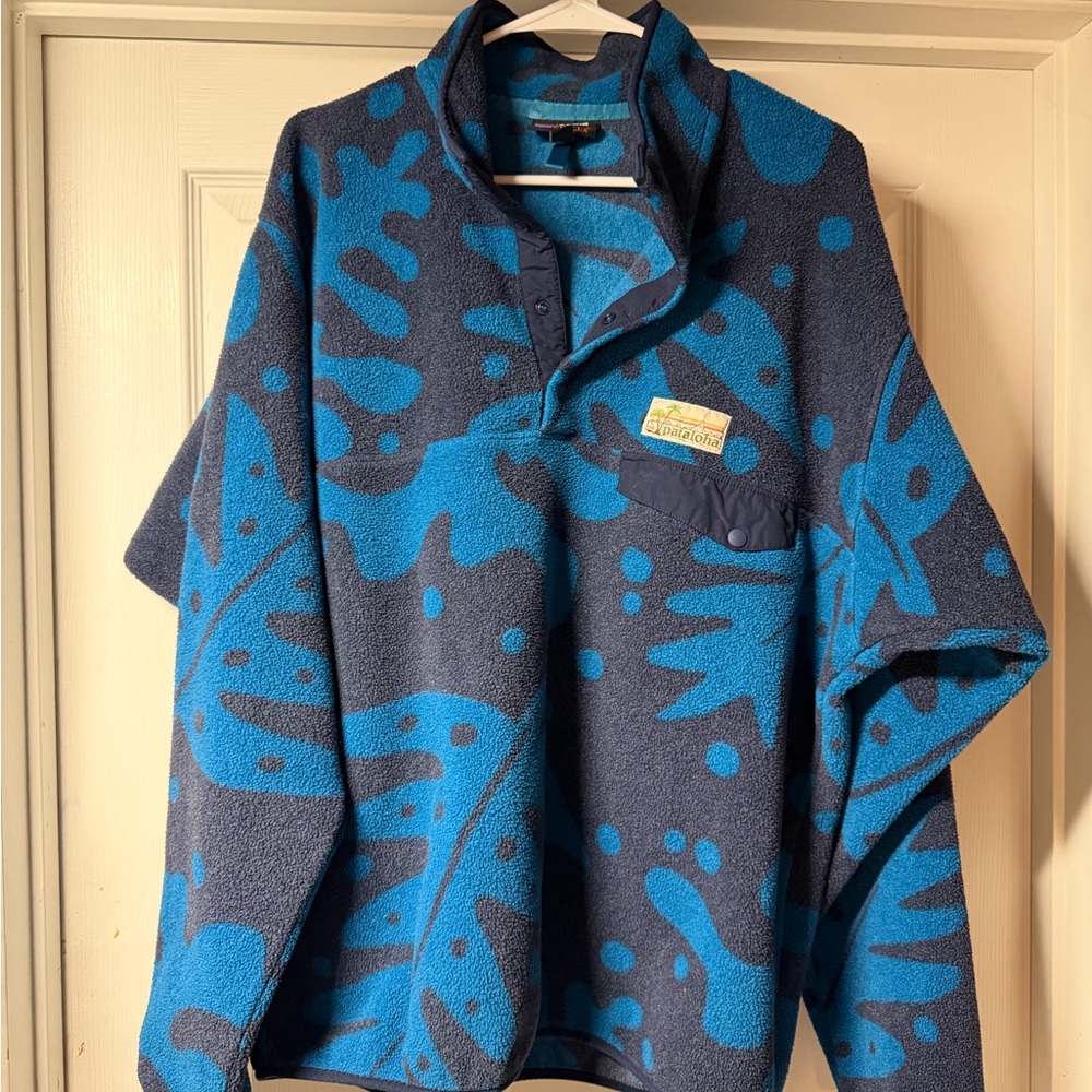 Patagonia “Pataloha” Rare Synchilla Snap T Sweater